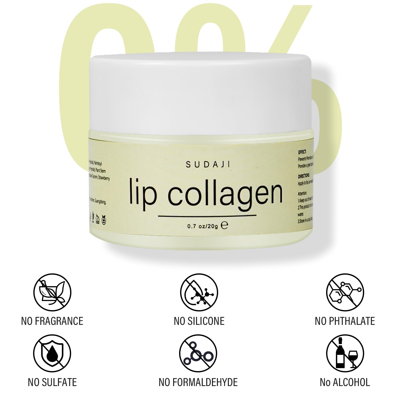 SUDAJI Aplicador de silicona para labios, aplicación higiénica y precisa.