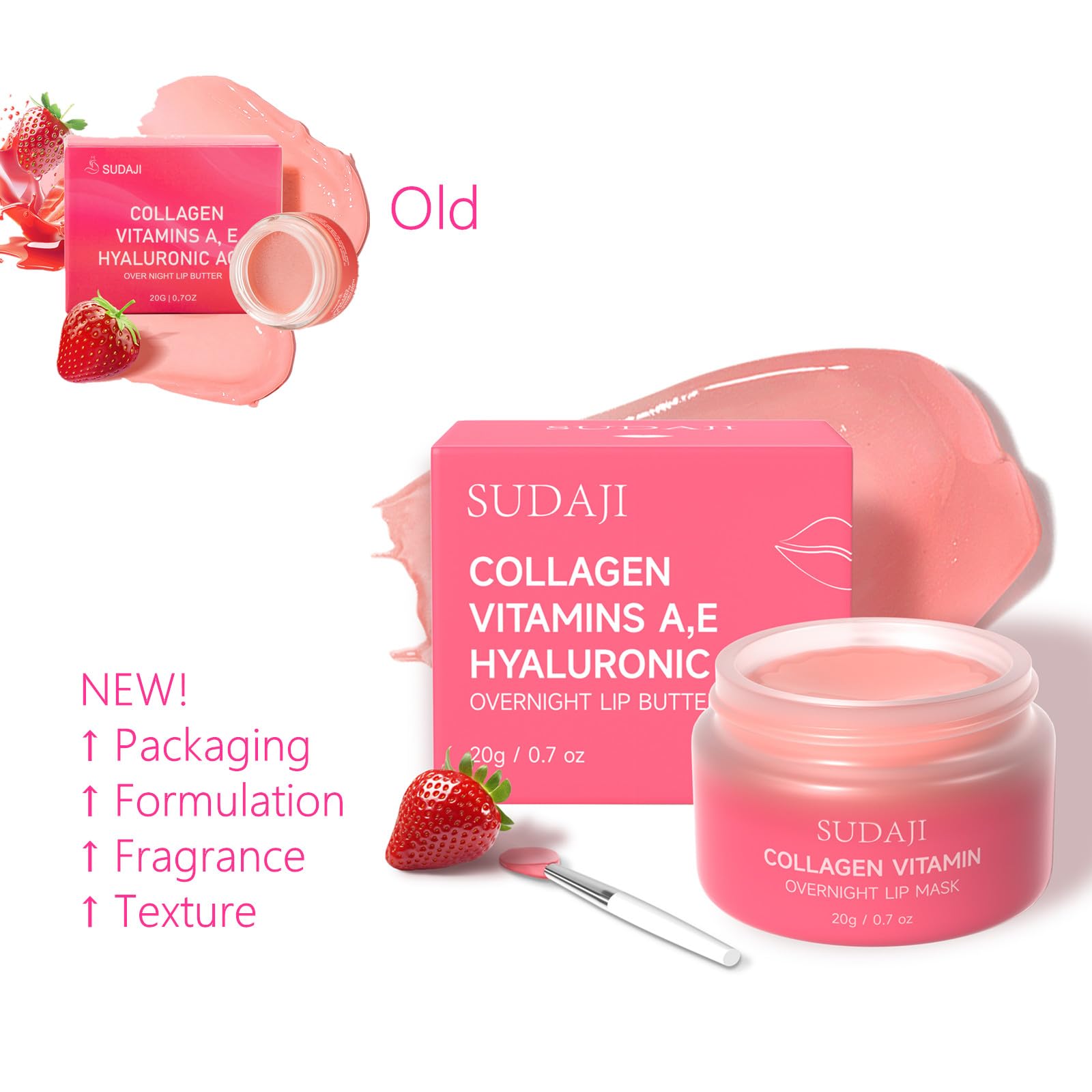 SUDAJI reusable silicone lip brush for precise application