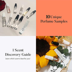 Sufeasdf travel-friendly fragrance sampler set for on-the-road scent exploration