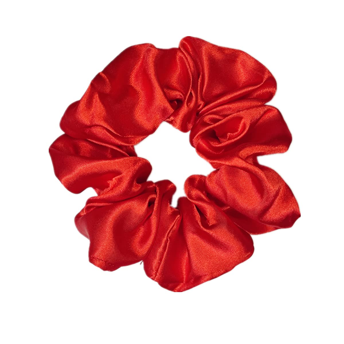 Outfit-ready Sufermoe satin scrunchies complement casual and dressy looks.