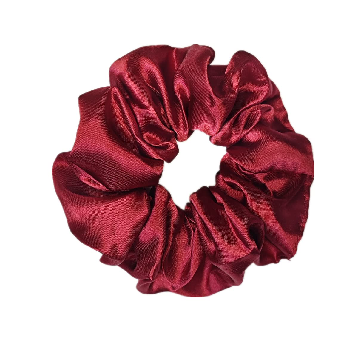 Soft satin texture of Sufermoe scrunchies, gentle on hair.