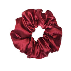 Soft satin texture of Sufermoe scrunchies, gentle on hair.