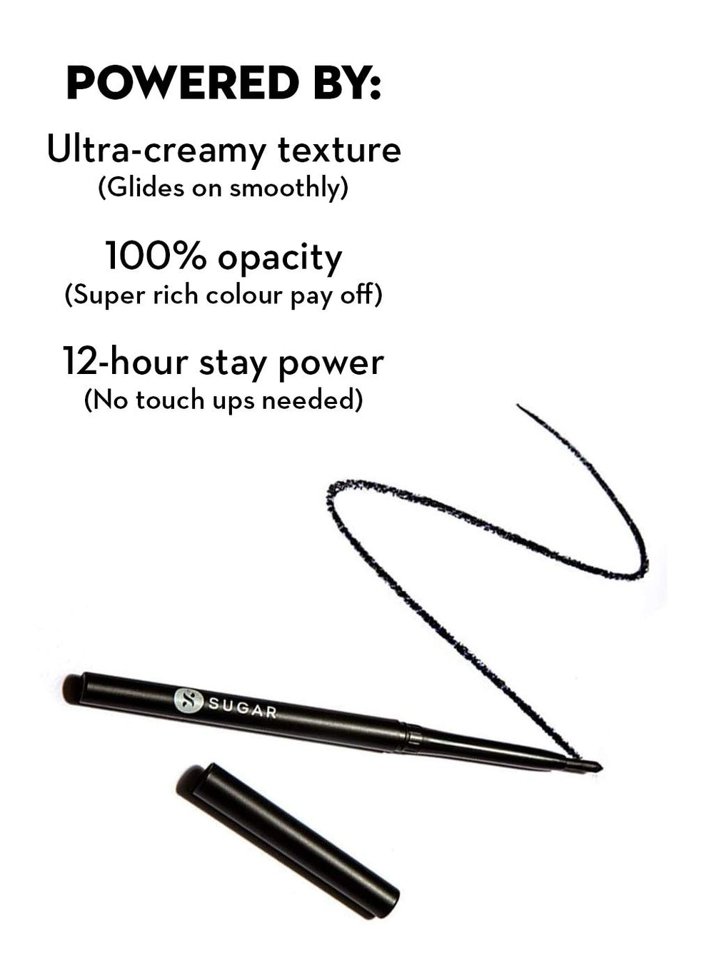 Textura ultra cremosa de Kohl Of Honour Intense Kajal para trazos intensos