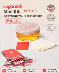 Sugardoh reusable applicator for precise, mess-free at-home waxing.