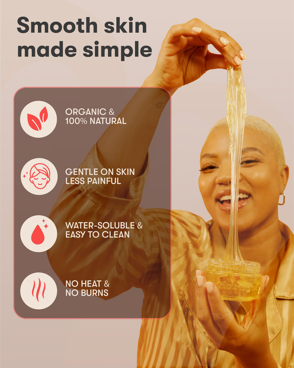 Sugardoh reusable cloth strips for clean, reusable sugaring sessions.