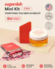 Reusable applicator from Sugardoh kit for precise, mess-free application
