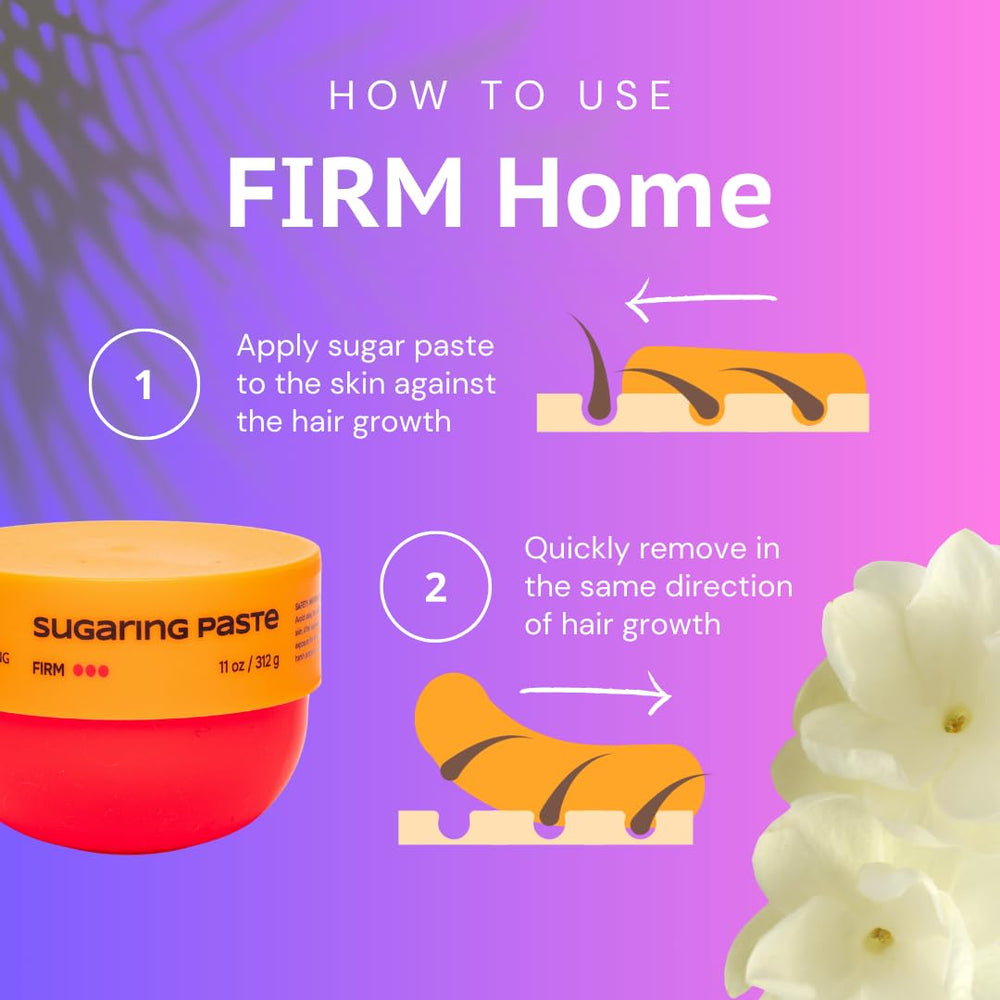 Sugaring Labs SUPER FIRM paste ideal for Brazilian hair removal with strong grip.