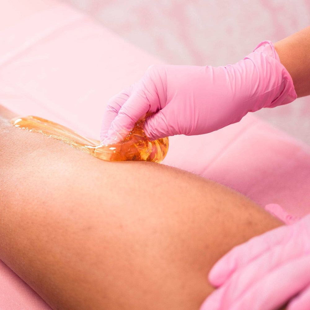 Sugaring NYC paste bikini area demonstrates targeted hair removal