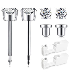 SugarTang kit de piercing para oreja con pistola desechable, práctico para perforaciones en casa