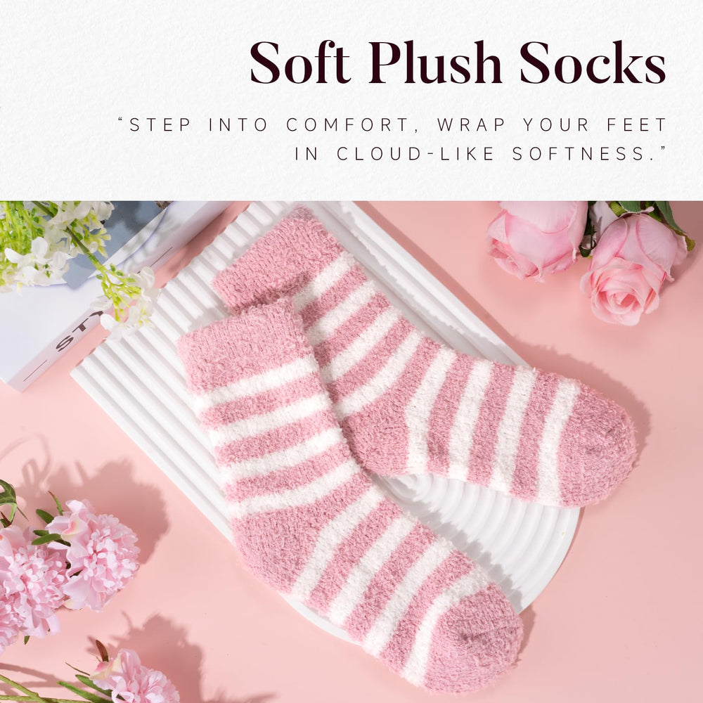 Suhctuptx plush socks add cozy warmth after a soak