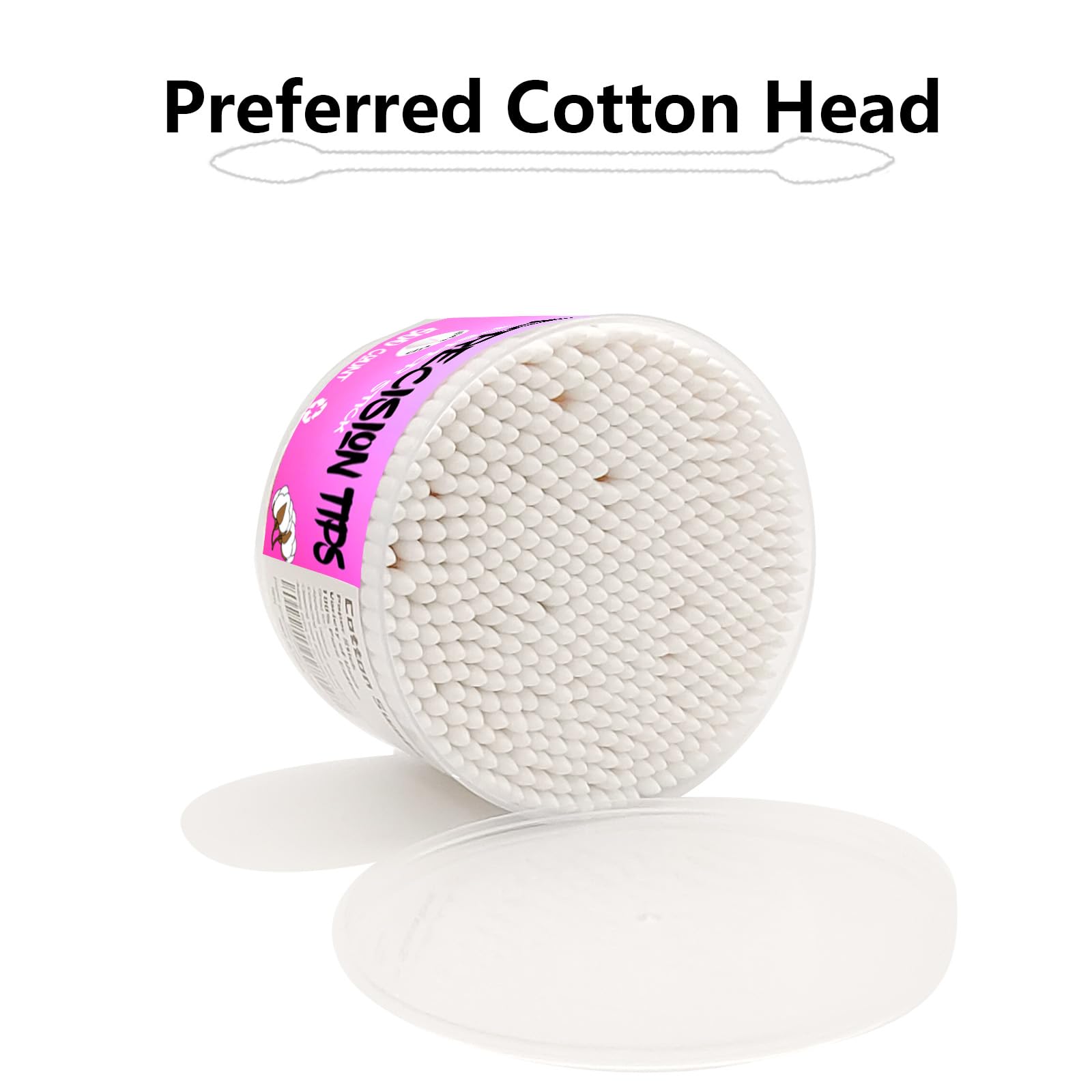 SUIZWMOU paper-stick cotton swabs offering sturdy handling for delicate tasks.