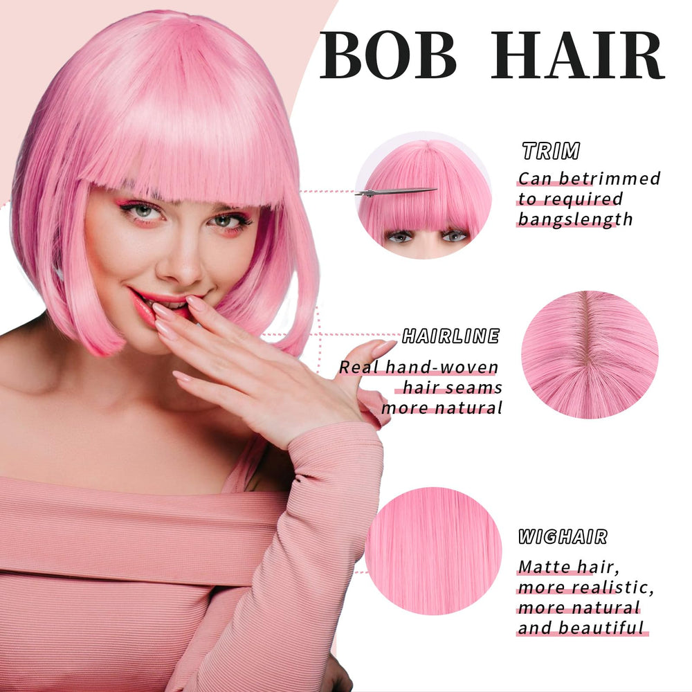 SUKRI cap-detail wig, inside adjustable straps for secure fit