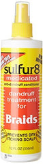SULFUR8 Dandruff Treatment spray for braids soothes the scalp and refreshes braided styles