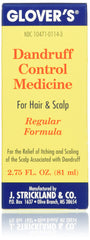 Sulfur8 Glovers Dandruff Medicine, botella regular para control de picor y descamación.
