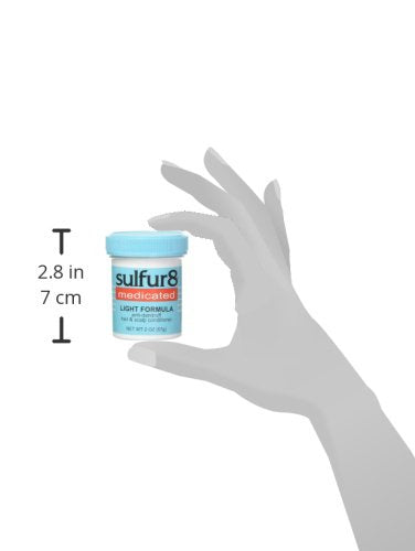 SULFUR8 textura ligera de crema para hidratar y suavizar el cabello.