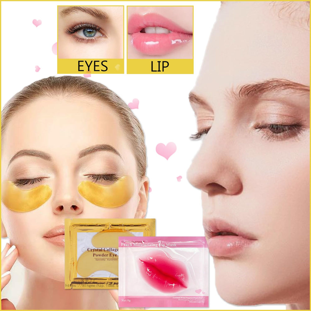 Sulily 24K gold eye mask close-up highlighting luxurious care.