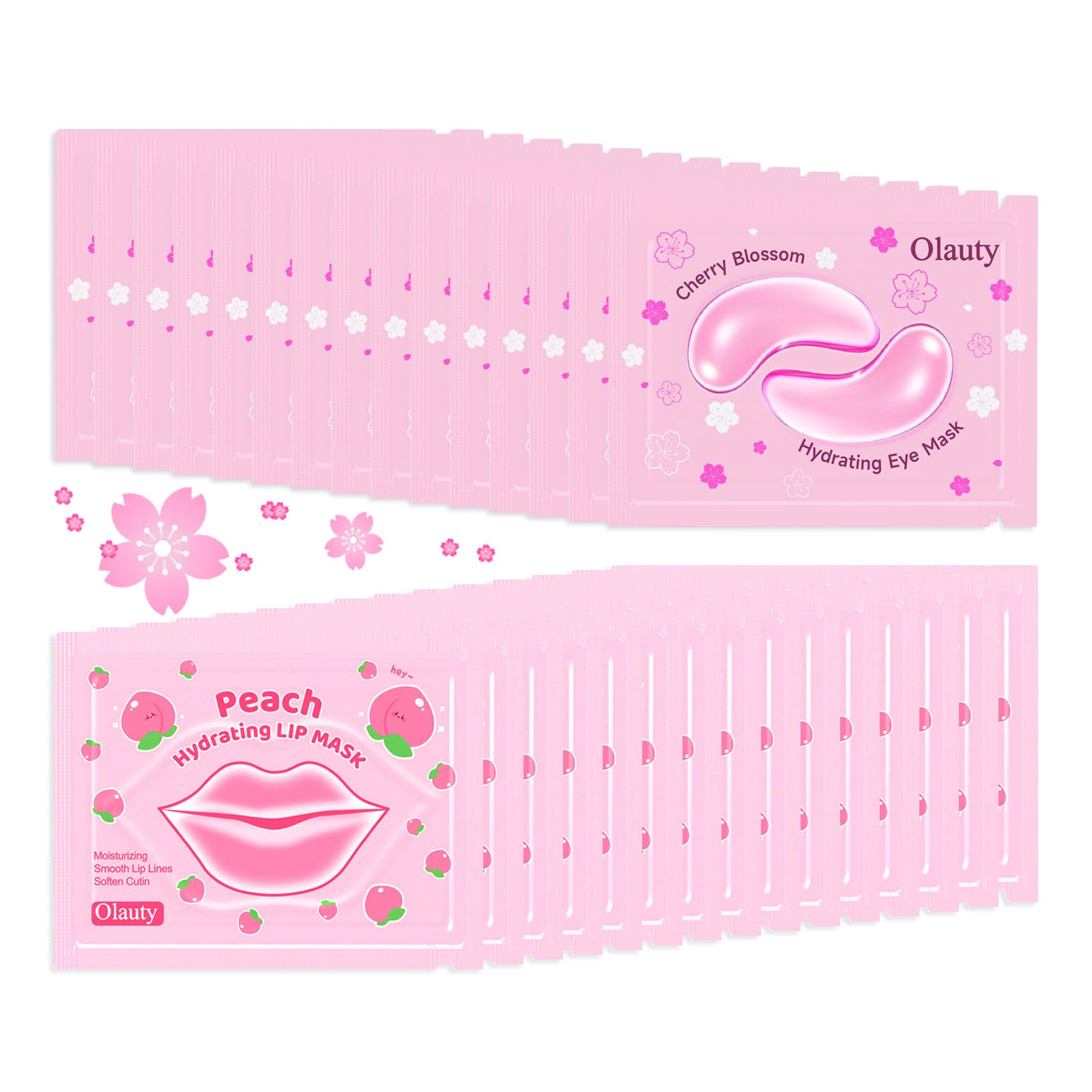 Sulily lip mask and eye patch set in a bulk gift box, ideal for gifting.