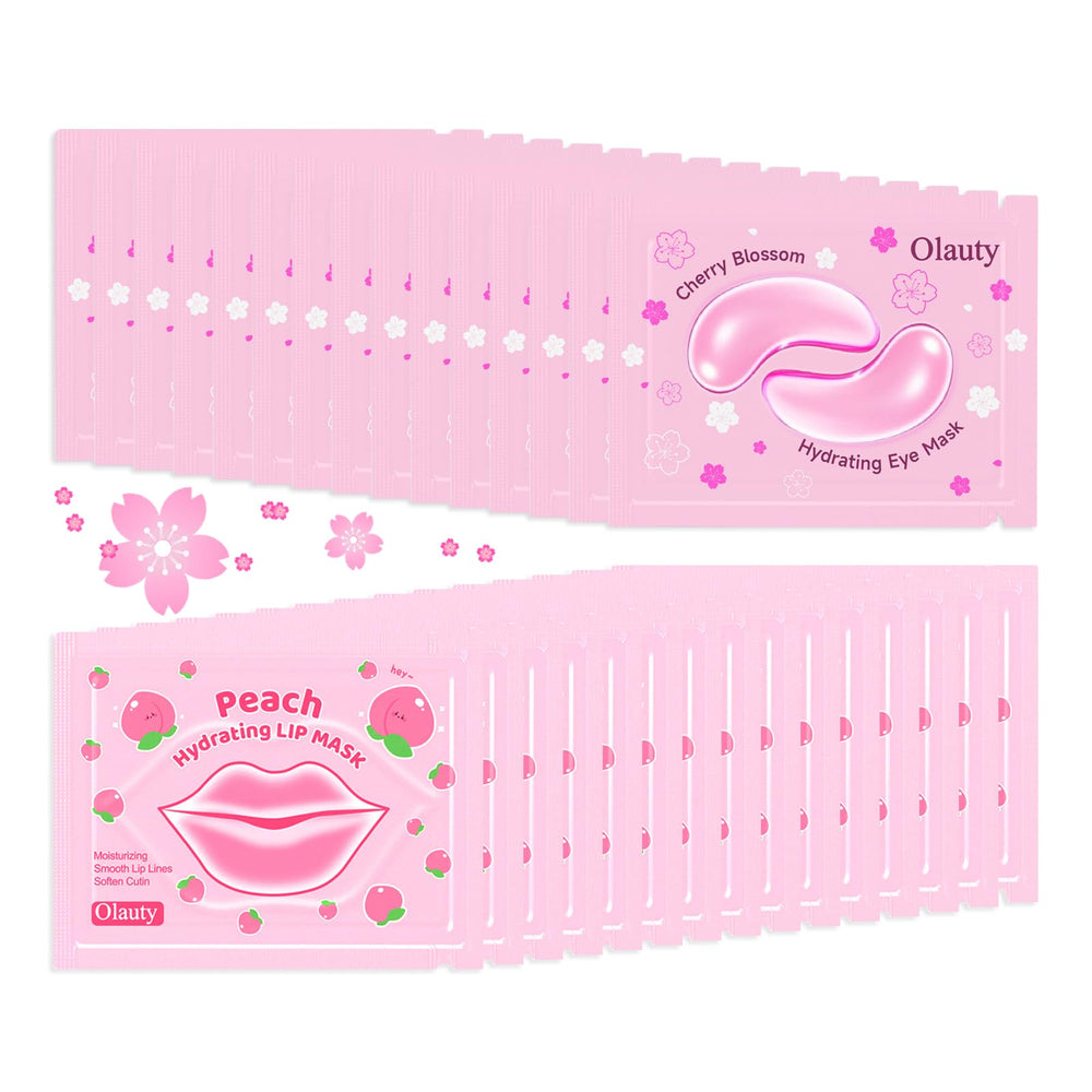 Sulily lip mask and eye patch set in a bulk gift box, ideal for gifting.