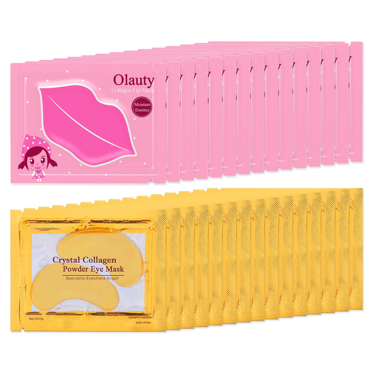 Sulily 30 lip mask bulk set close-up promoting hydration and smooth lips.