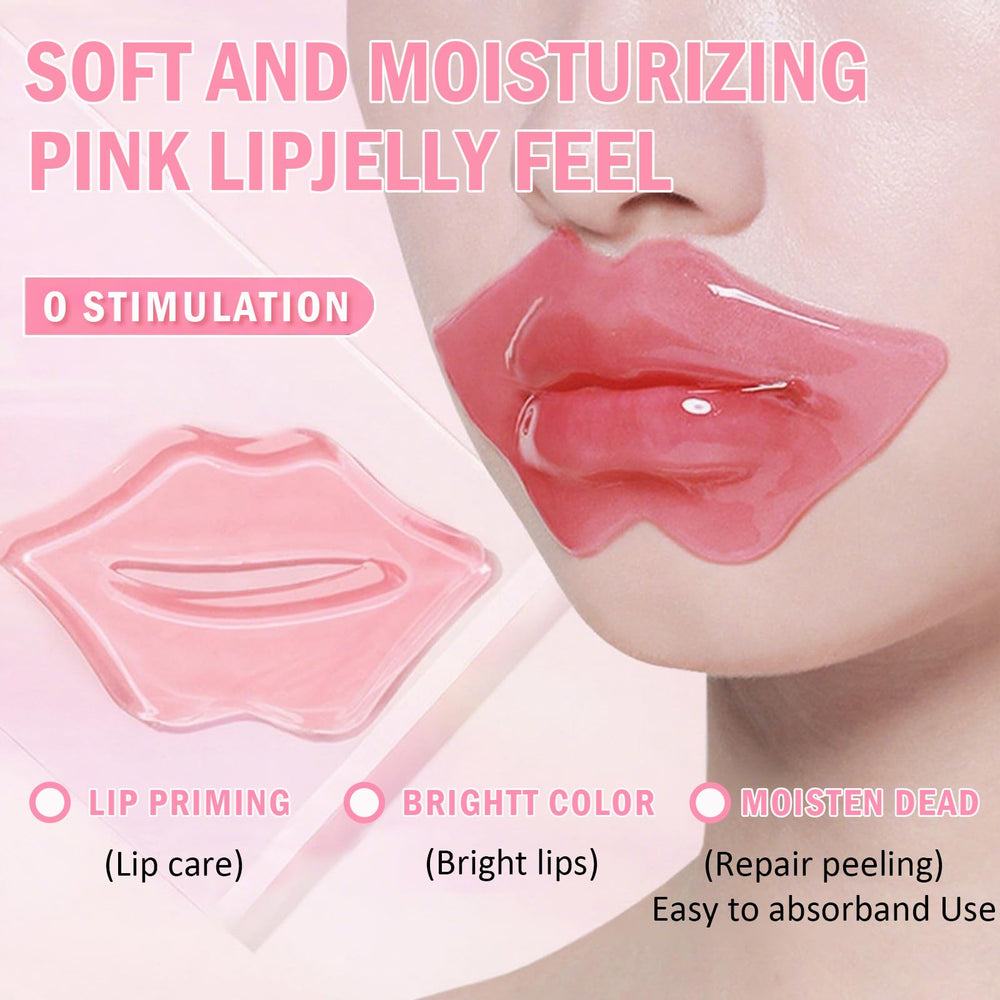 Sulily cherry blossom eye mask close-up with serum glow suggesting nourishment.