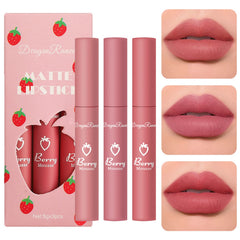 Sulily Labial Conjunto Mate: tres colores para combinar según tu estilo.