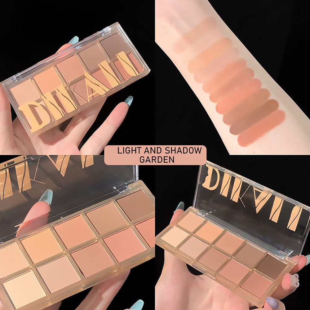 Sulily Paleta 10 Colores, tonos nude, perfecto para looks elegantes en piel madura.