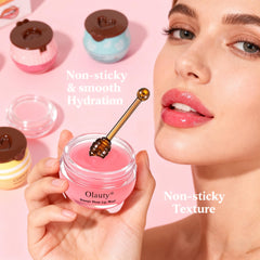Sulily Bee Lip Balm Honey Pot open reveals nourishing formula.