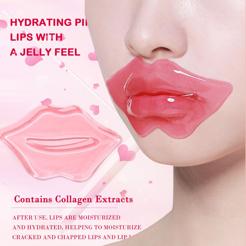 Application of Sulily masks demonstrated with concave outward side toward lips.