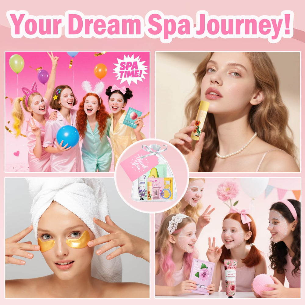 Sulily spa party hand creams soften dry skin after activities and winter use.