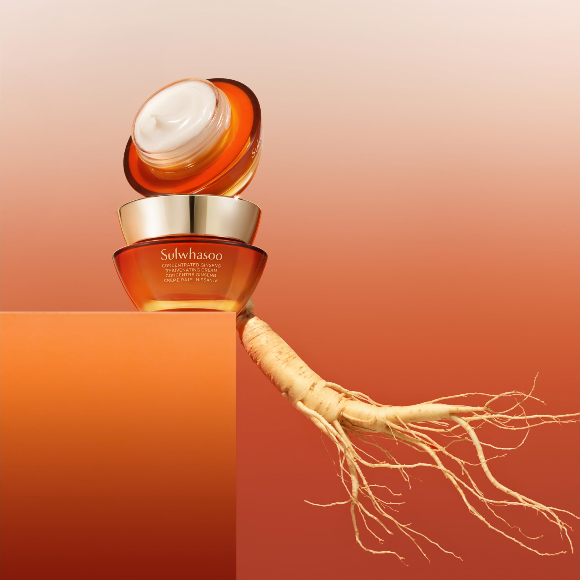 Sulwhasoo 24-hour hydration concept illustrated by dewy, lasting moisture.