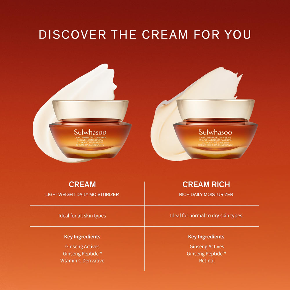 Cream Rich texture close-up highlights richer nourishment for dry skin.