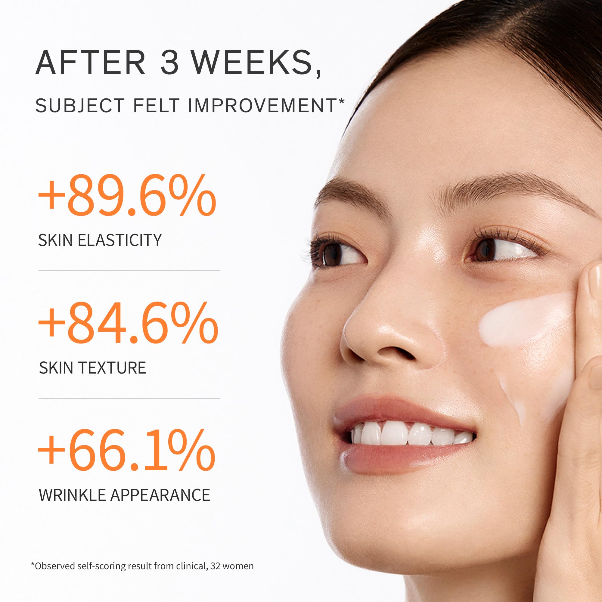 Face application of Sulwhasoo Essential Firming Cream with upward massage