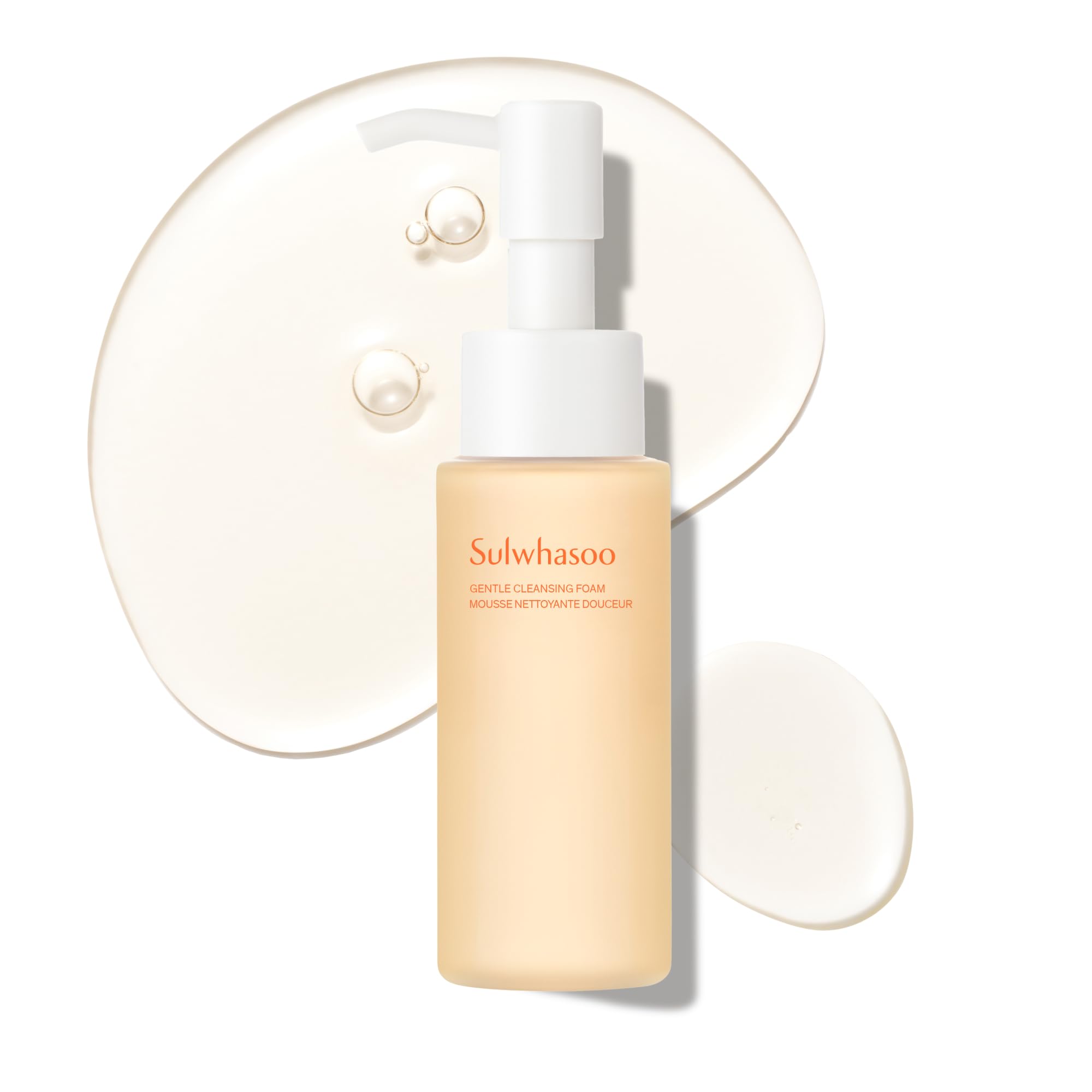 Sulwhasoo Gentle Cleansing Foam: botella elegante para limpieza suave y refrescante.
