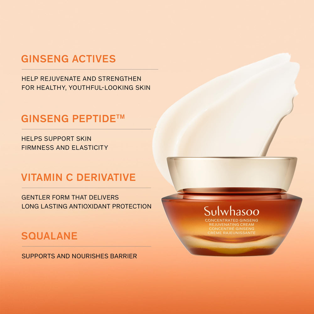 Korean Ginseng Actives ingredients close-up showcase potent rejuvenation potential.