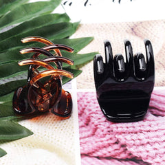 SUMAJU brown clip close-up shows smooth surface