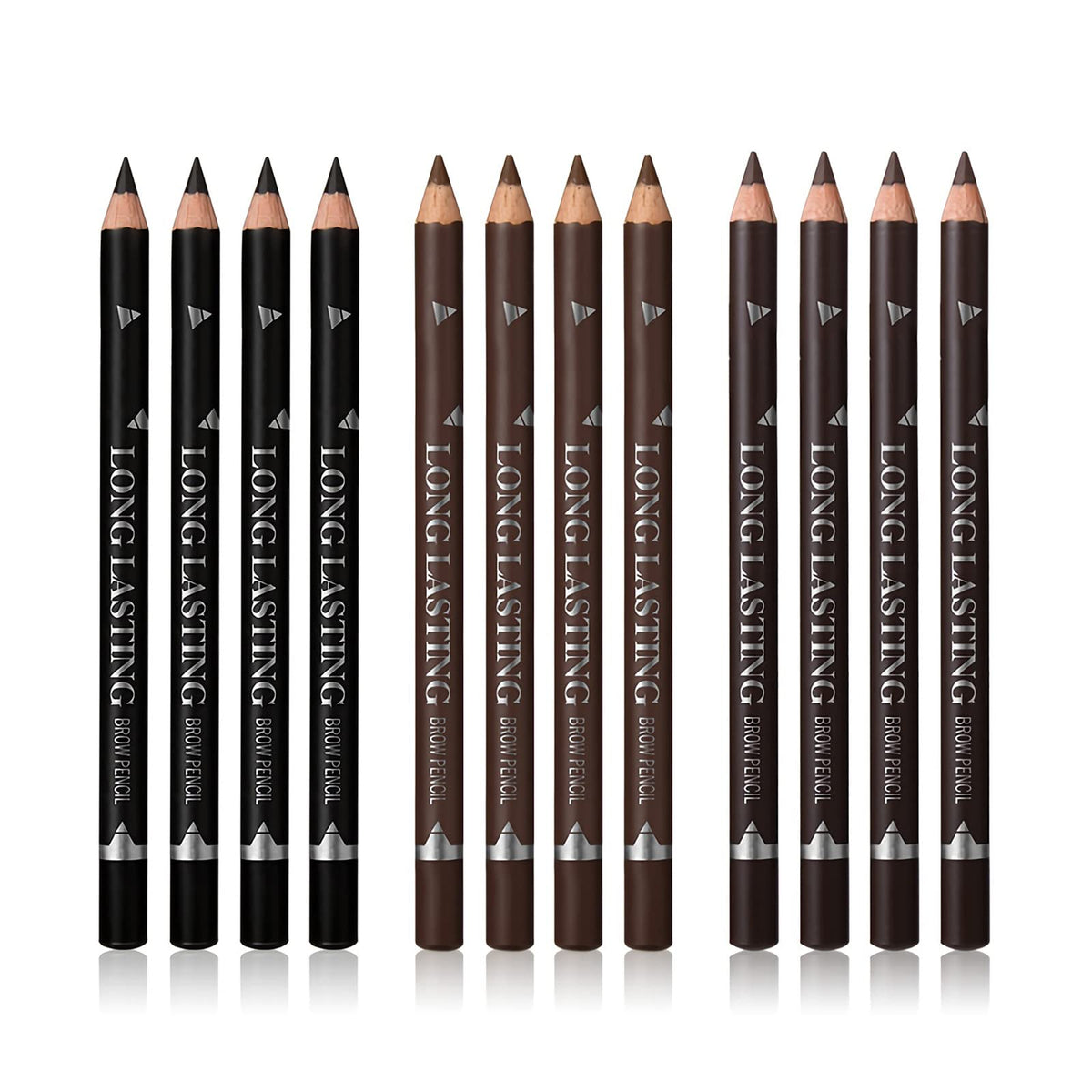 SUMEITANG conjunto cejas-delineador 12 piezas para relleno natural