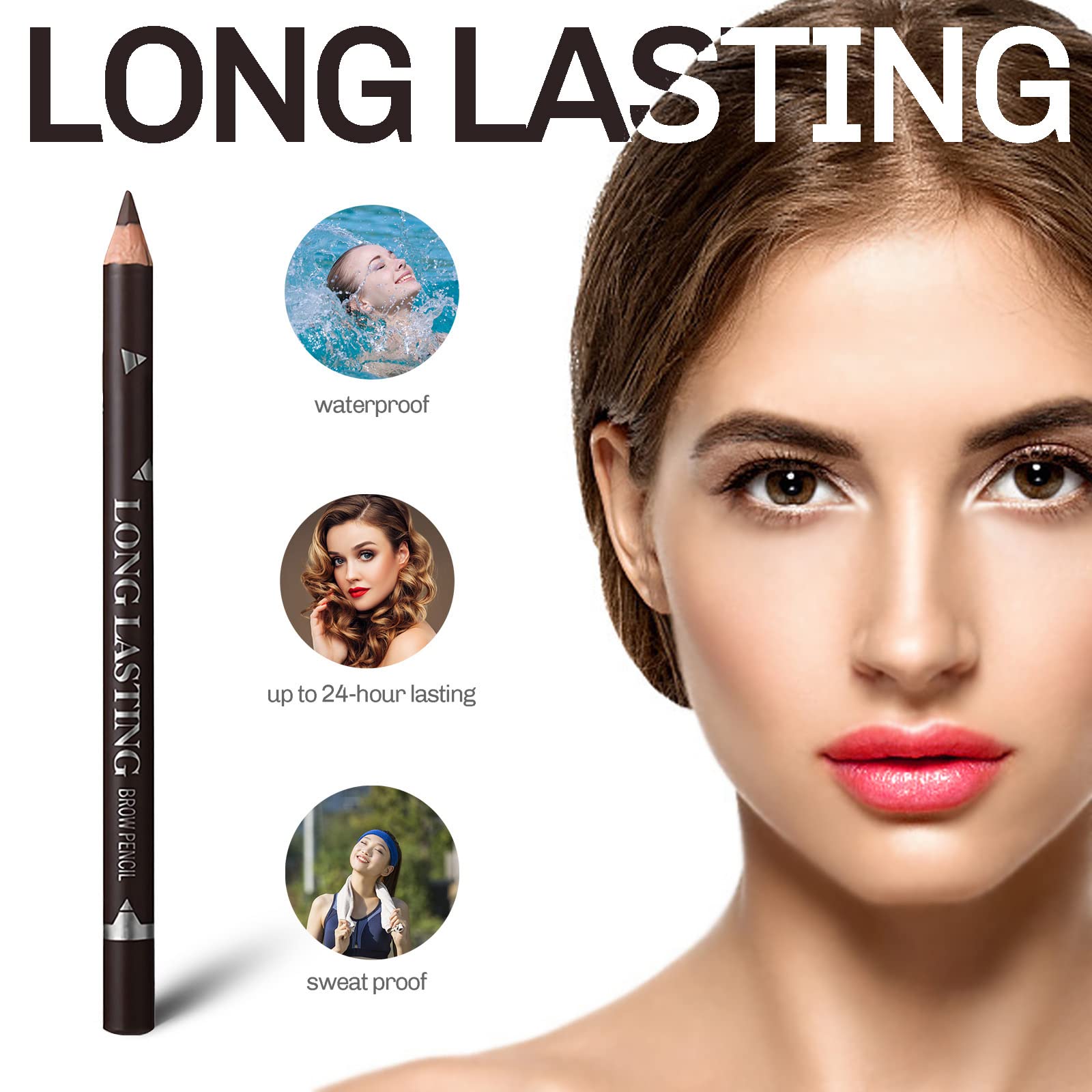 SUMEITANG delineador multiuso para cejas y líneas sutiles