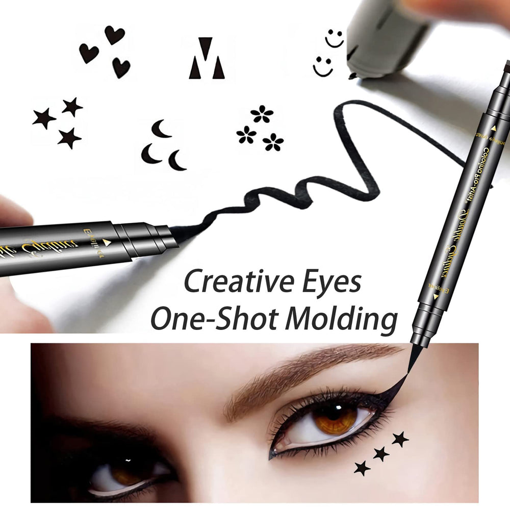 SUMEITANG heart stamp creates cute, defined eyeliner embellishments.
