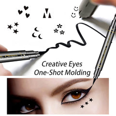 SUMEITANG heart stamp creates cute, defined eyeliner embellishments.