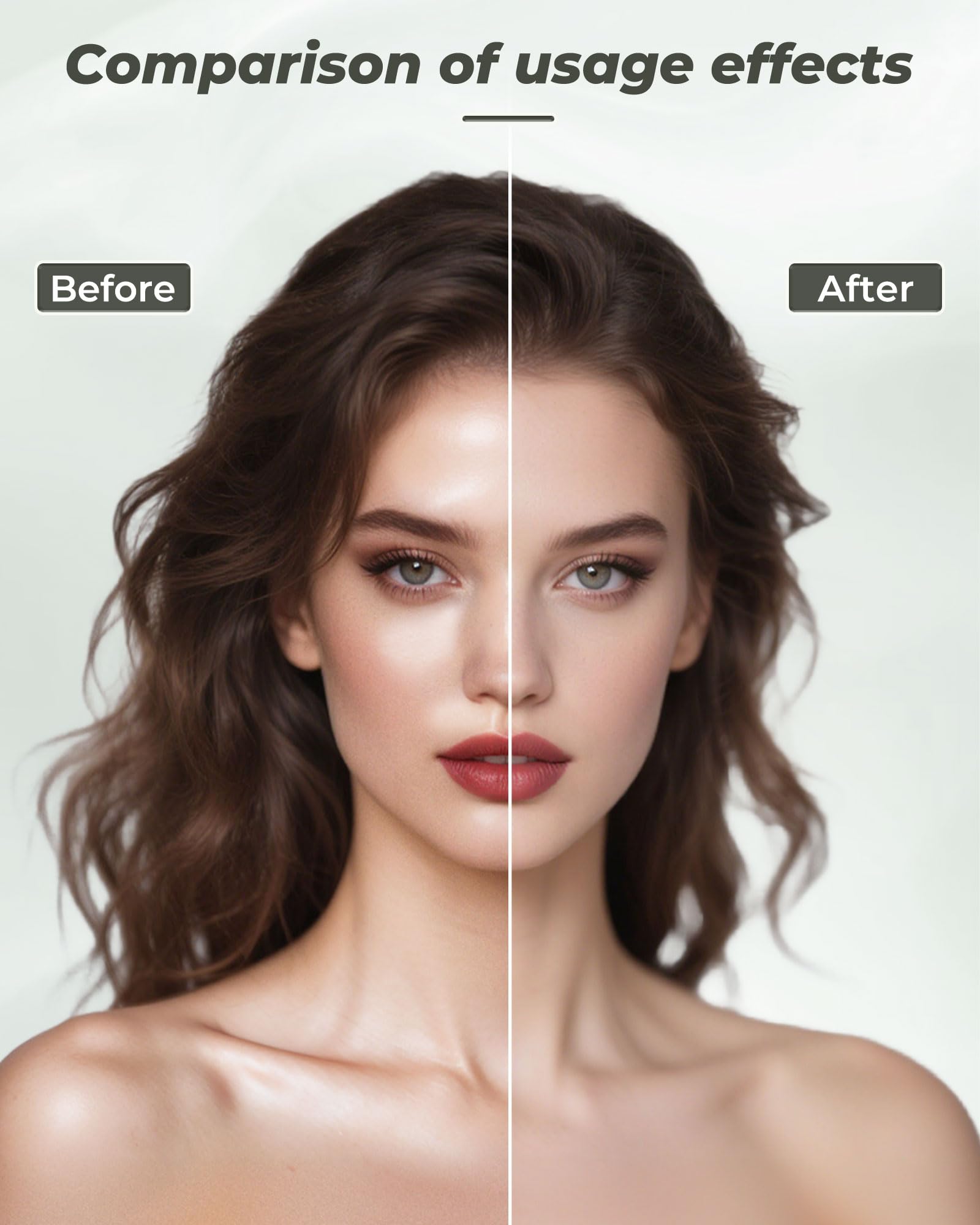 SUMEITANG packaging with built-in mirror and puff enables hygienic touch-ups.