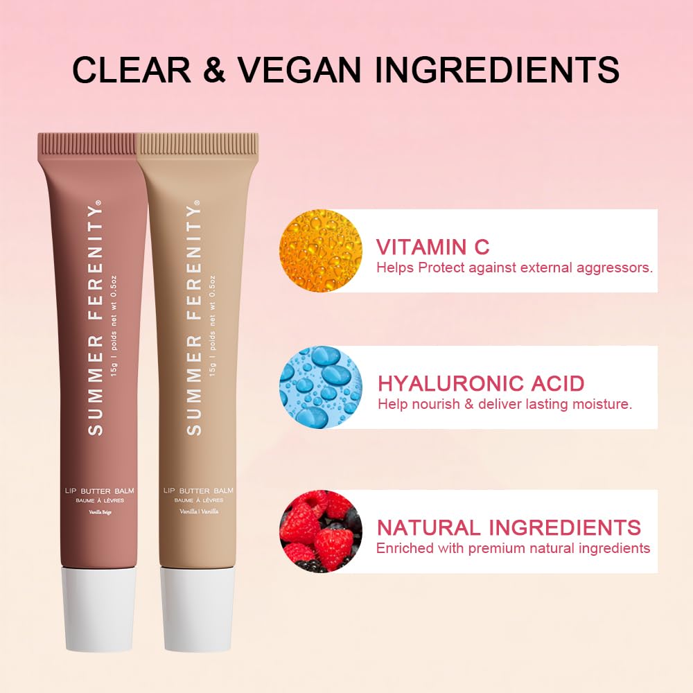 Summer Ferenity all-season lip care keeps lips hydrated year-round.