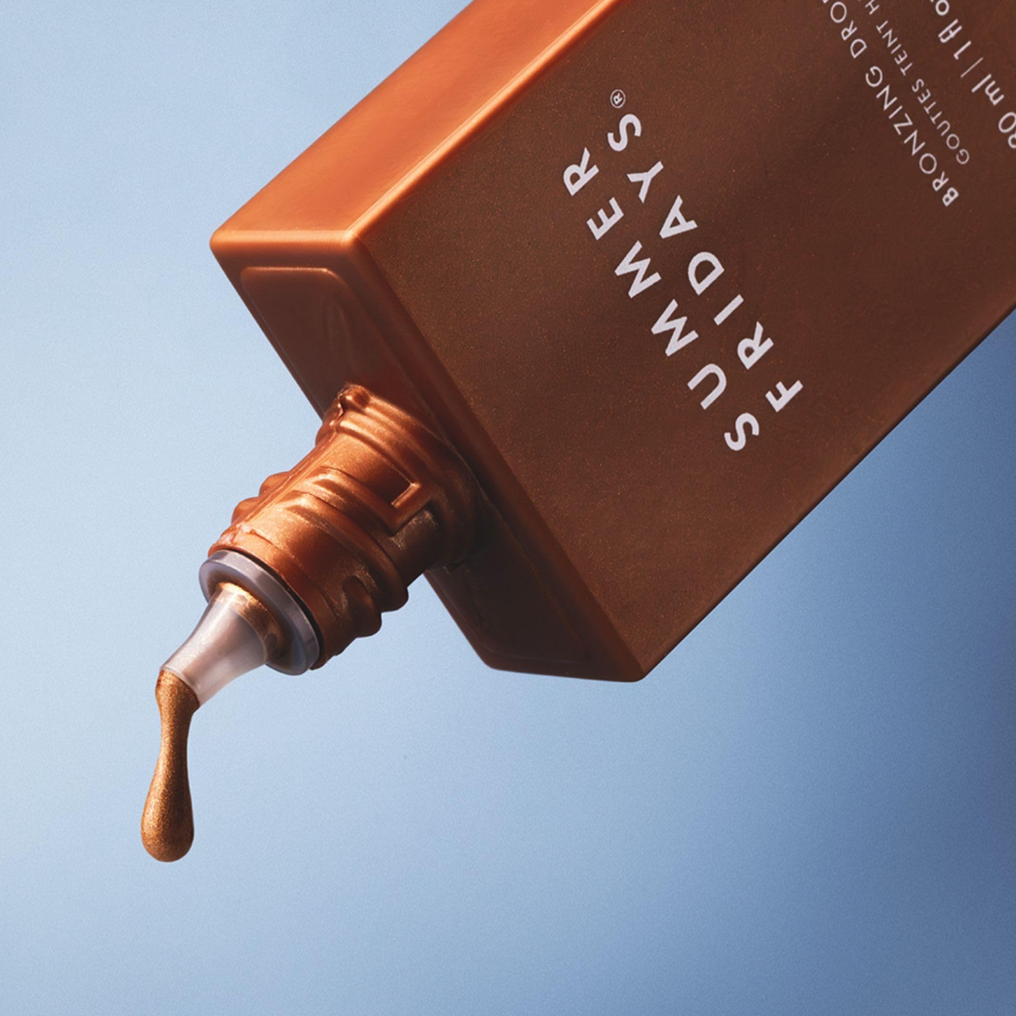 Swatch on skin shows natural, dewy bronze with hydration