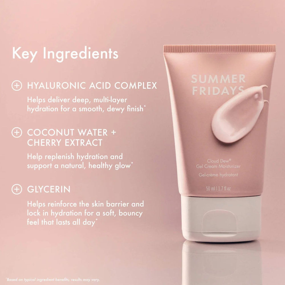 Bote compacto de Cloud Dew Gel Cream con fórmula ligera para uso diario.