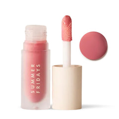Summer Fridays Dream Lip Oil bottle closeup highlighting hydrating gloss.