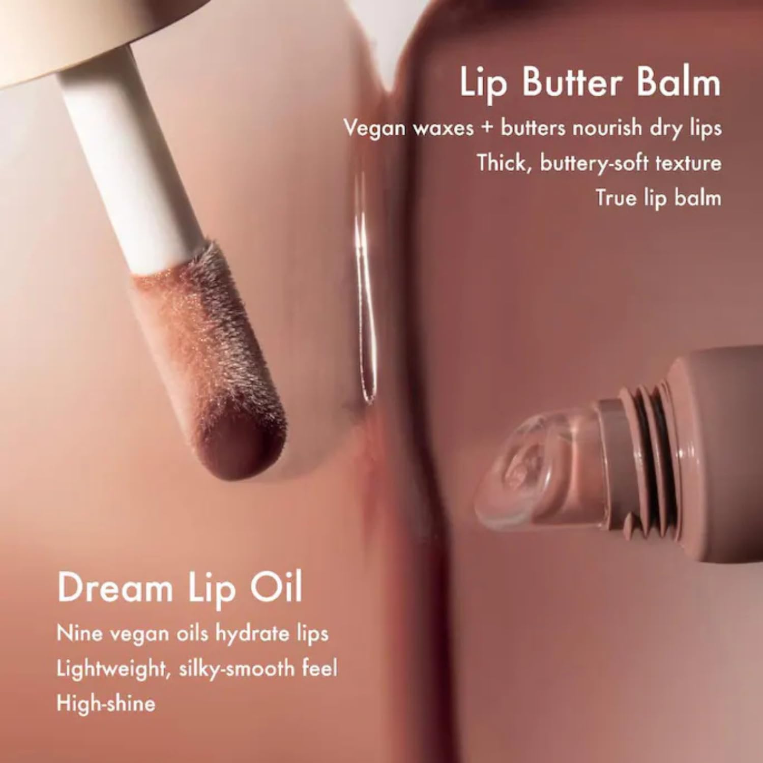 Summer Fridays Dream Lip Oil glass bottle exudes premium feel and shine.