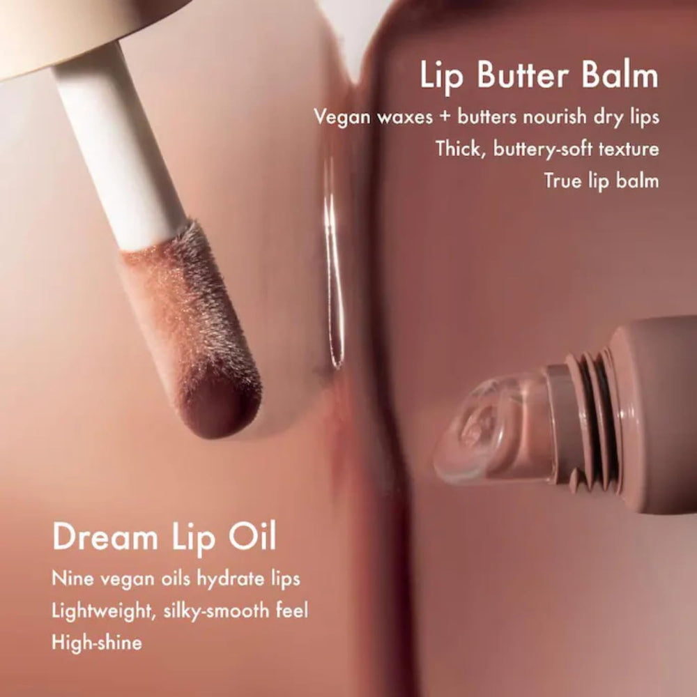 Summer Fridays Dream Lip Oil glass bottle exudes premium feel and shine.