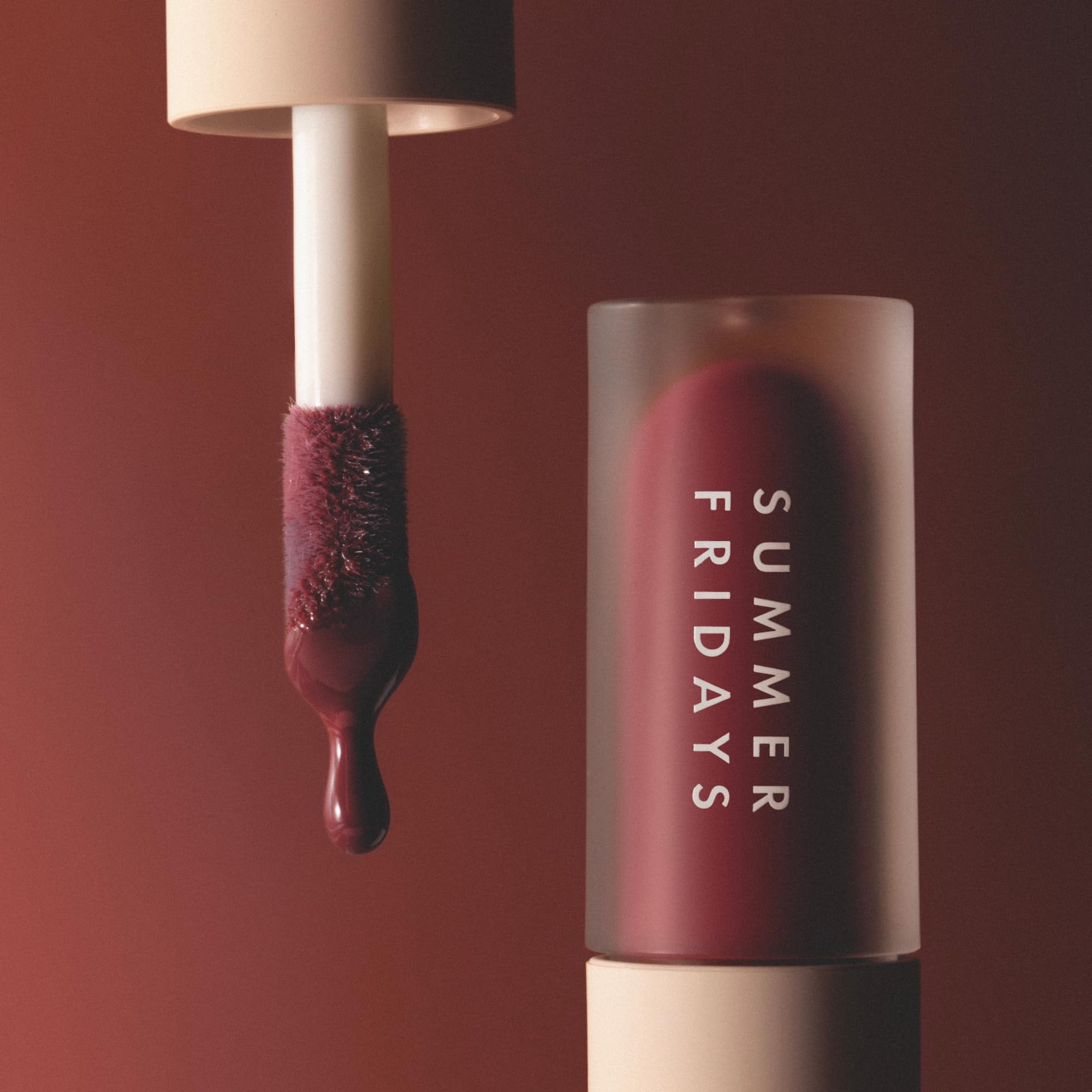 Layered over lipstick for enhanced color and moisture.
