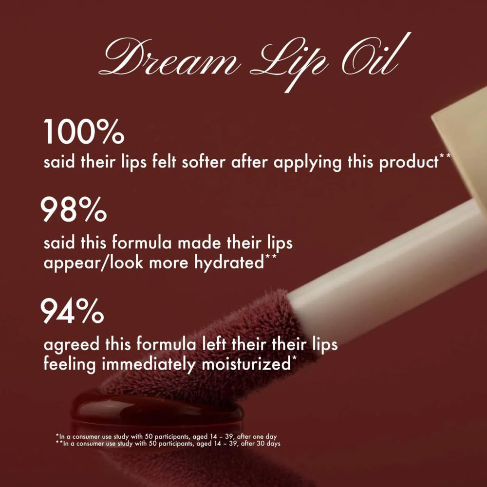 Summer Fridays Dream Lip Oil packaging on a vanity signals a gift-ready product.