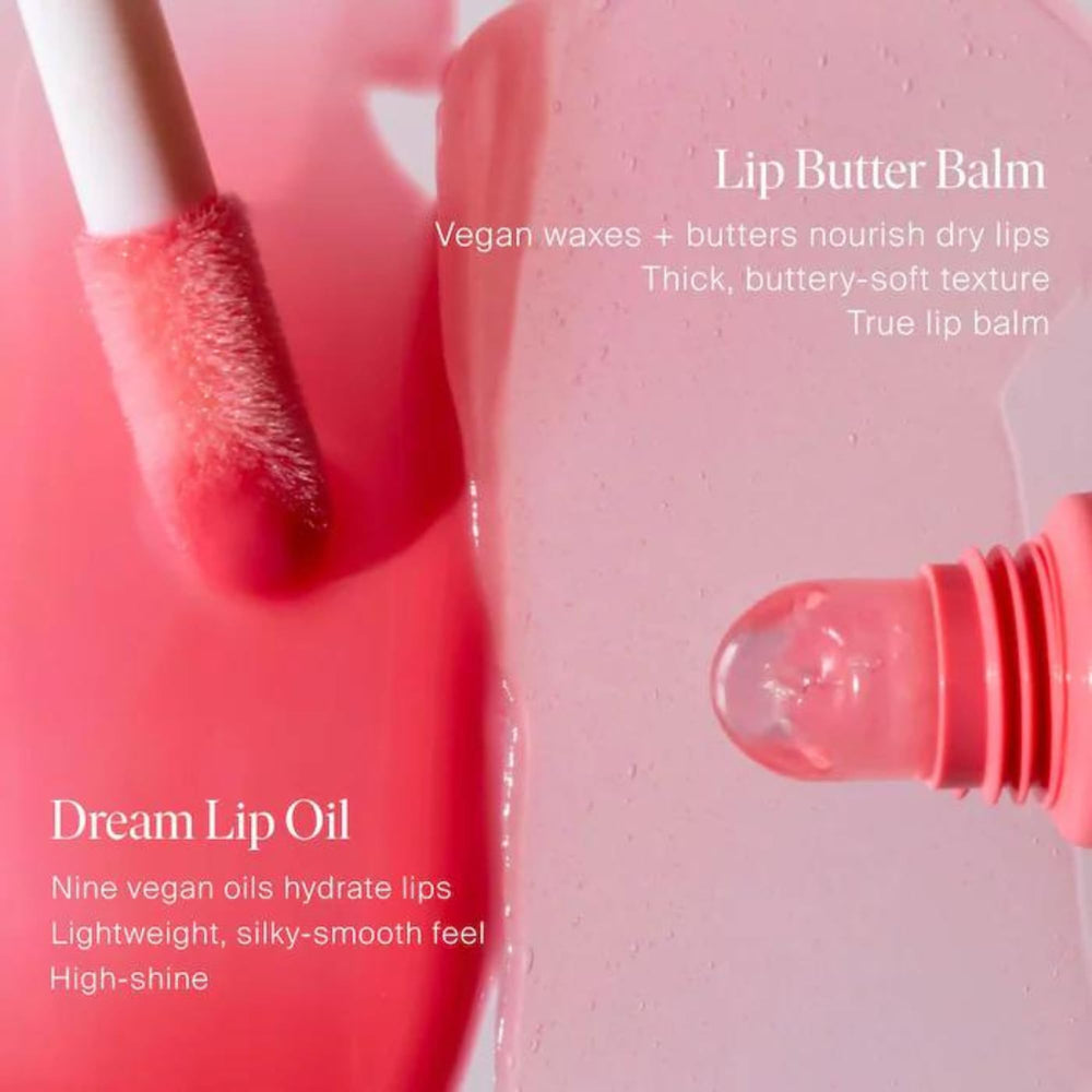 Summer Fridays Dream Lip Oil with vitamin E for nourishment.