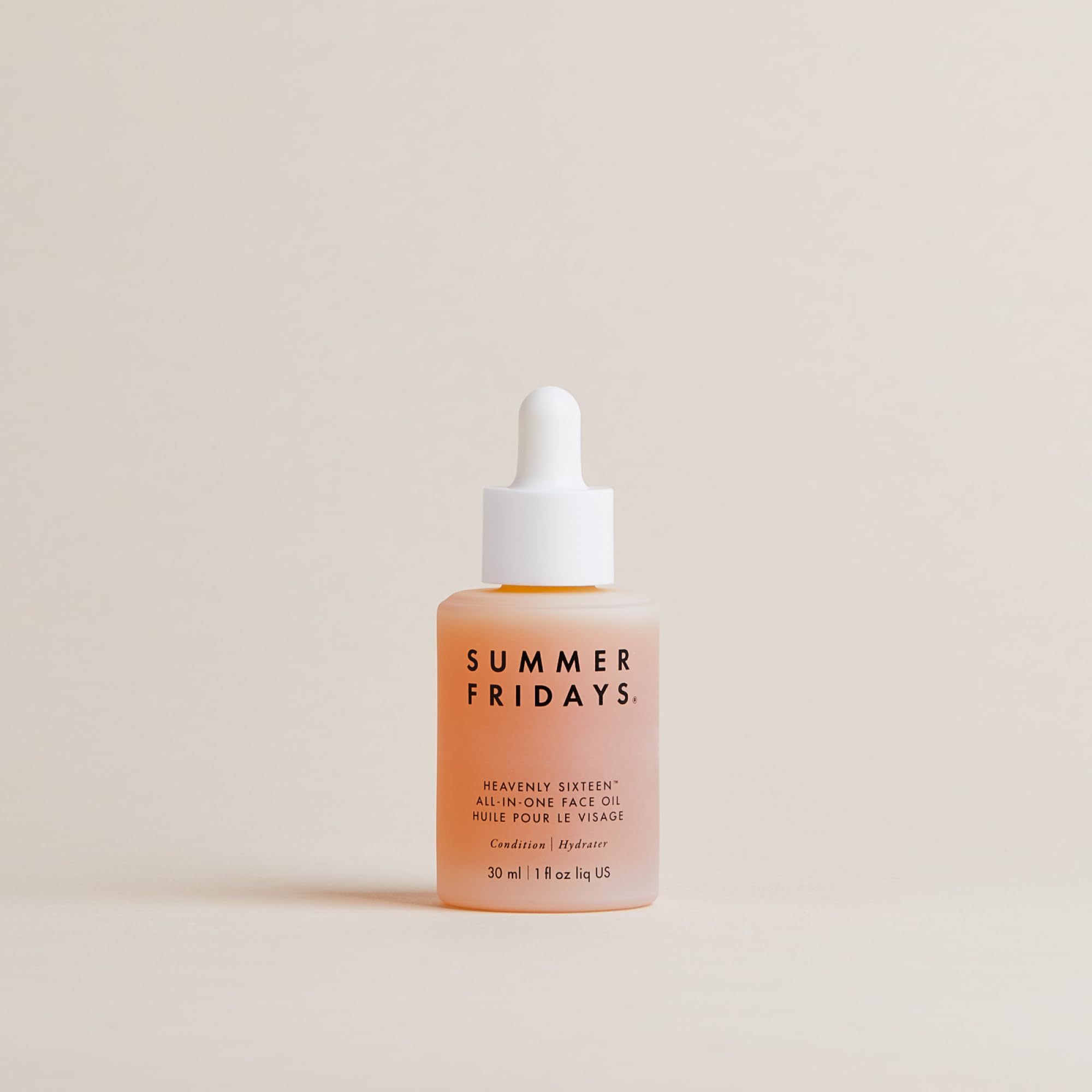 Summer Fridays Heavenly Sixteen after-application with dewy skin glow.